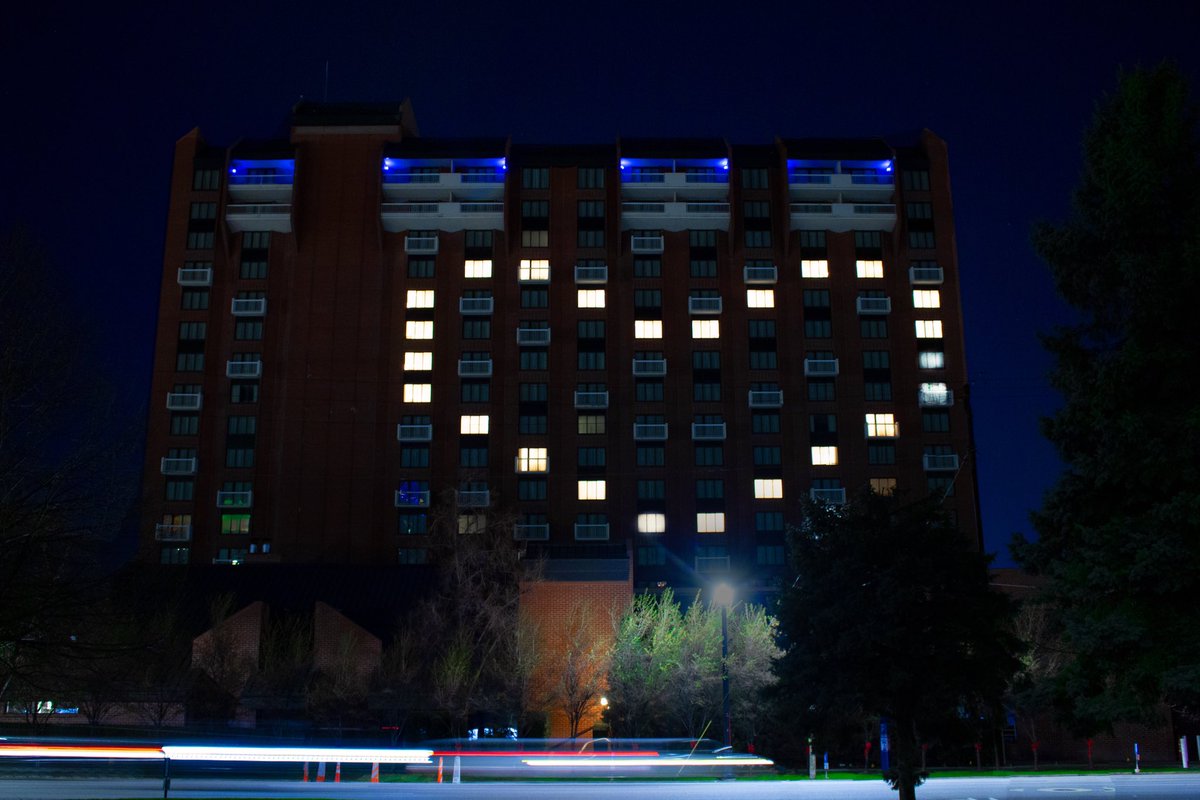 We #LightItBlue for health care and essential workers on the front lines! It is heartening to hear the stories of people working tirelessly to help others. We are shining our lights for you. #SaltLakeStrong