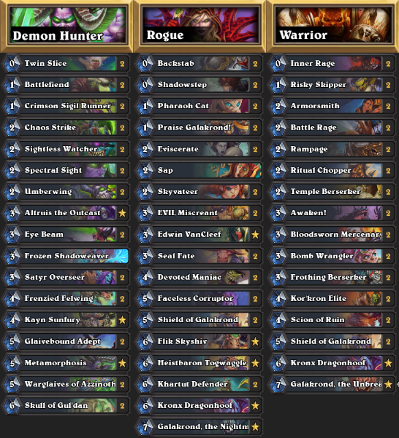 .<a href="/KingofRingx3/">Jonas</a> reaches the top 8 of Hearthstone Masters Qualifier Online #16 with Tempo Demon Hunter, Galakrond Rogue and Galakrond Warrior.