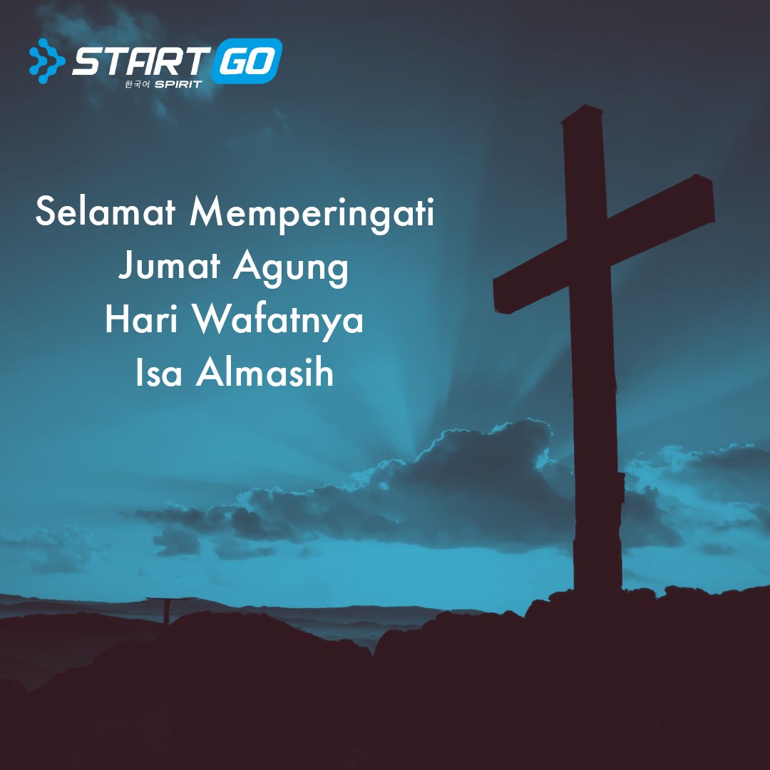 StartGo_id's tweet image. Selamat memperingati Hari Jumat Agung bagi StartGo Lovers yang merayakannya. Semoga pengorbanan-Nya selalu menginspirasi kita untuk selalu berbuat kebaikan &amp;amp; menjaga kedamaian. 😊 #StartGo #KoreanSmartwatch #JumatAgung #Workfromhome #DiRumahAja #StaySafe #wfh