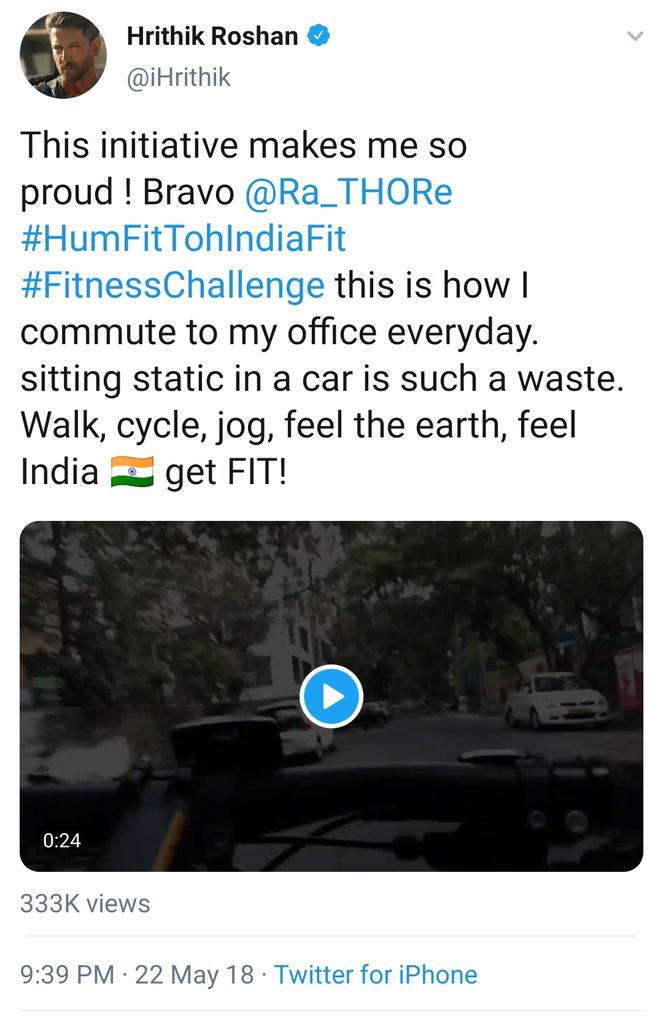 According to  @desimojito &  @iAnkurSingh : नरेन्द्र मोदी जी ने और  @Ra_THORe जी ने,पैसे देकर Social Media और फिल्ड मे  #FitIndia को प्रमोट करवाया था ।। @amitmalviya ji please take action Cc  @vivekagnihotri