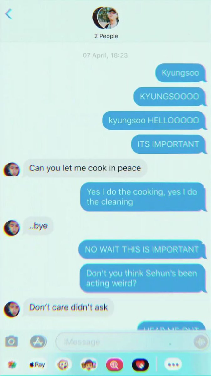 + evidence the glitched font may be x-sehun: jongdae is complaining to ksoo how weird sehun have been acting way before the purge, he’s saying sehun been acting like this for DAYS. This happened way before the gc, so maybe the one wanting to play games was x-sehun?!  #exopurge