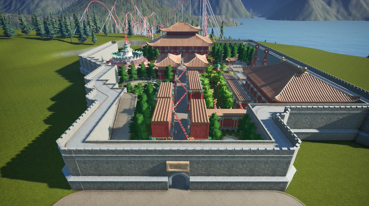 WOther6's tweet image. Working in the second zone of the park! Coming soon! #planetcoaster