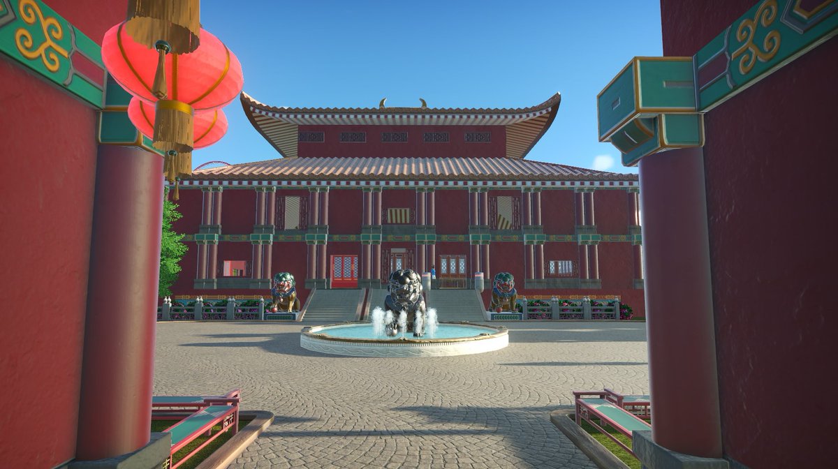 WOther6's tweet image. Working in the second zone of the park! Coming soon! #planetcoaster