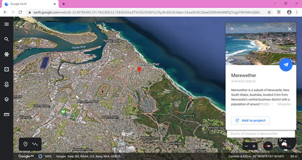 MissTuersley's tweet photo. I've been exploring #googleearth today, I love that you can explore any location and get that #authentic #realworld connection. Do you have a favourite #technology tool to use with your #students to make your lessons more interactive? #UoNteach #EDUC4750 #SDG14 #Lifebelowwater https://t.co/xKKaMQx09S