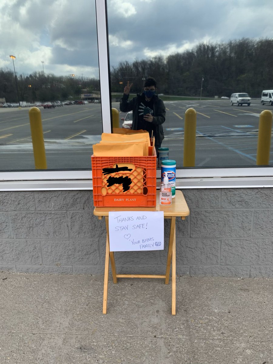 mxbittiger's tweet photo. passed out iPads to families today to help transition to online learning for the remainder of the school year.  

#maskupPA https://t.co/mrJJQ3kf2j
