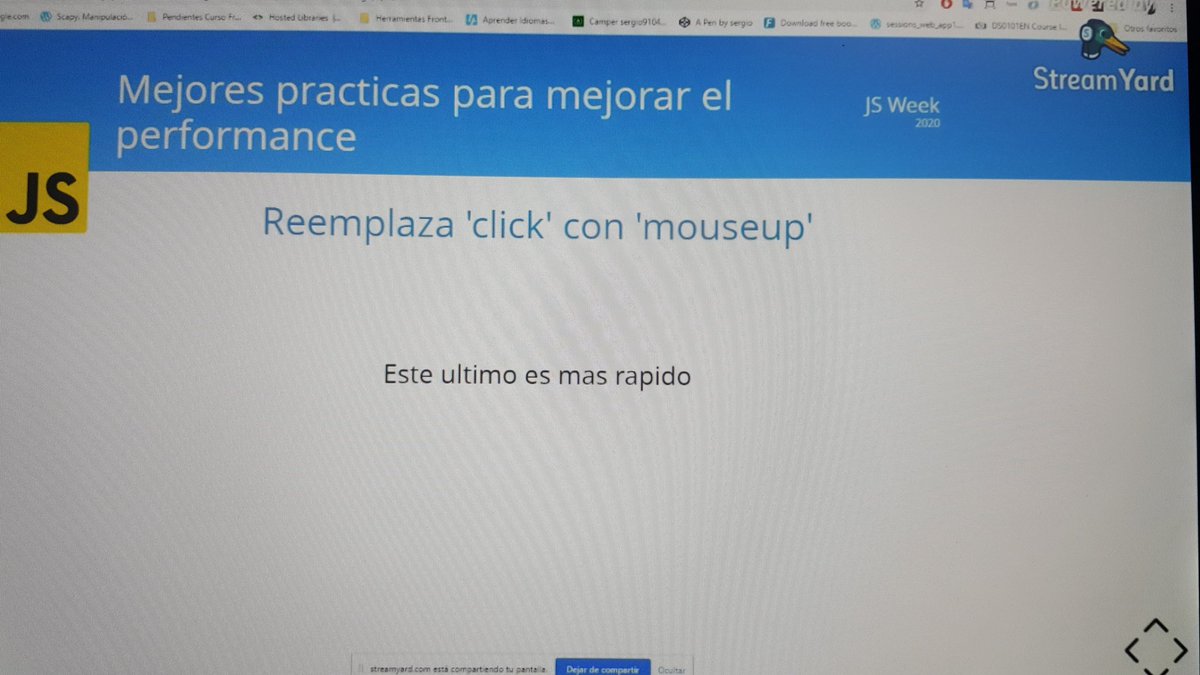 djb349's tweet image. Thanks for that good practices to work at JS. #jsweek