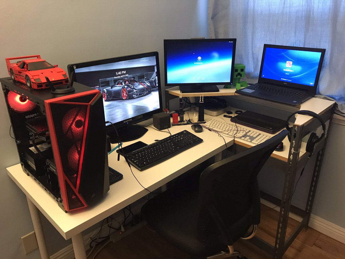 DebiTuttle's tweet photo. @bitwitkyle This is my son’s new PC that he built just after quarantine. He’s asked you to roast it
Ryzen 5 2600X
MSI MPG X570 gaming plus
EVGA GeForce GTX 1660 Super
G.Skill ripjaws 5 3200mhz CL16
500gb WD Blue M.2
1tb WD caviar blue hdd 
Asus wifi card
Corsair SPEC-04 https://t.co/TbnURVZvjE