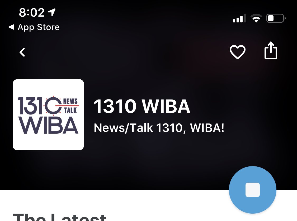 fmelius's tweet photo. IHeart radio right now ⁦@1310WIBA⁩ to listen to 2006 National Championship game ⁦@UWBadgers⁩ ⁦@BadgerMHockey⁩ https://t.co/vzIl86UCU1