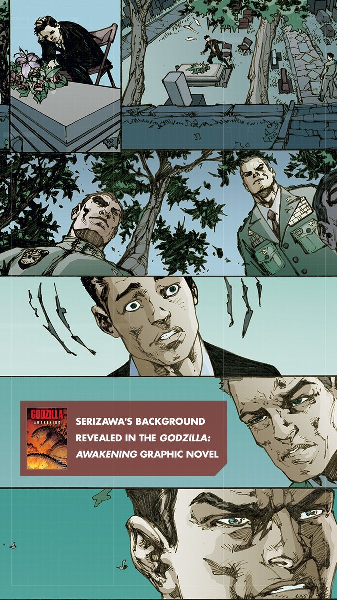 Serizawa’s background and recruitment into Monarch are revealed in the Godzilla: Awakening graphic novel.  #MonsterverseWatchalong