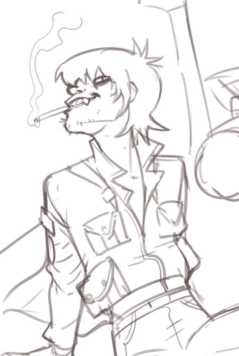 Murdoc #wip #Gorillaz 