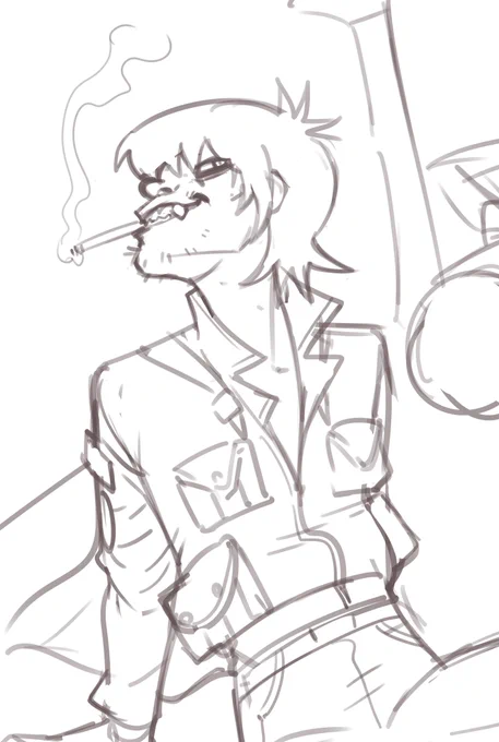 Murdoc #wip #Gorillaz 