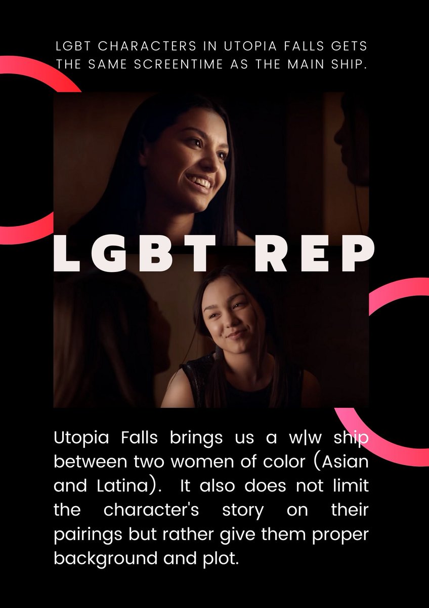 There is no homophobia in Utopia Falls and w|w ship is treated fairly. (I swear to you they have the BEST and healthiest couple out there)