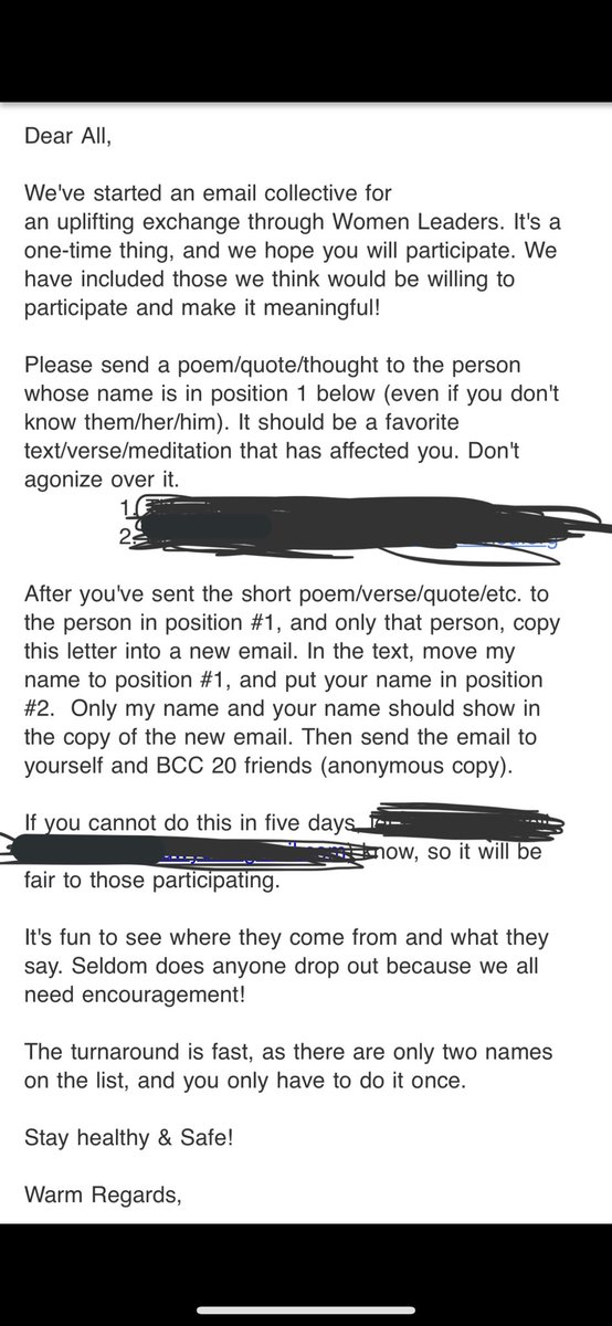 itsrubychavez's tweet photo. Great, the WORK email chains begin...
Y’all must be really bored 😐 #spam #IaintreadingthisEssay #LongEmails https://t.co/grBZ3nurRR