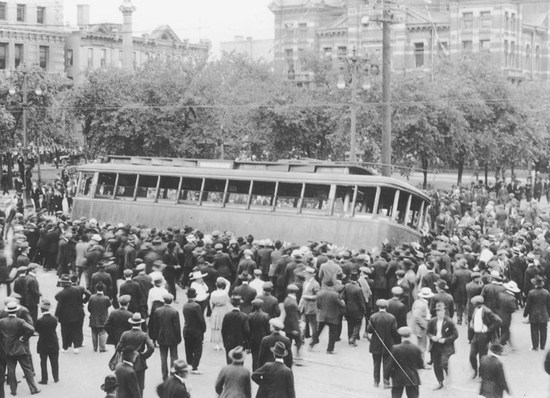 A deadly virus arrived in Winnipeg in October 1918. World War One ended on November 11. The General Strike began in May 1919. An incredible 9 months in Winnipeg. 50/50