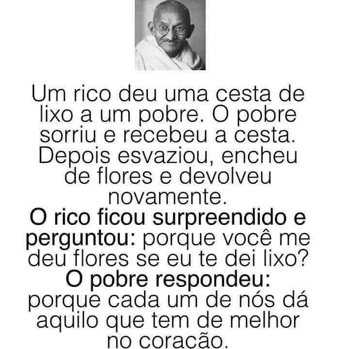 JulietteLempke's tweet photo. Essa mensagem nos faz refletir, 
O que temos?? O que estamos dando??
O que está retornando...????
#Reflita. https://t.co/22ujZiothb