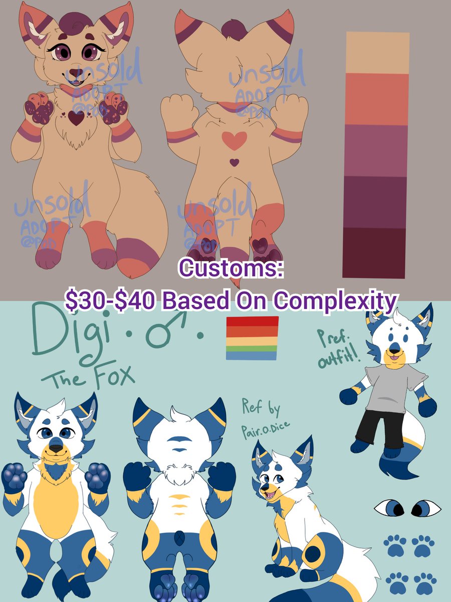 M0thpawz's tweet image. My turnaround time is at most a week, and they will be open continuously for at least the next month or so. Please, if you can help I would be so grateful. 
I'm also taking donations from my paypal if you're willing to spare a dollar
💕
#emergencyfund #emergencycomm #art #furry