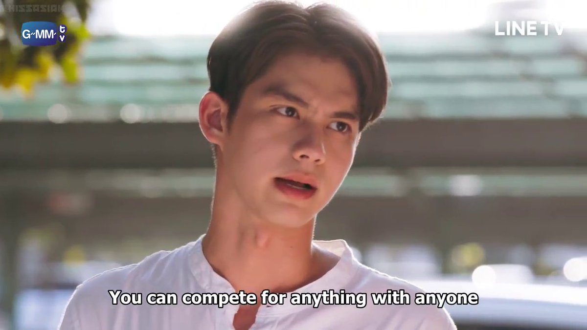 First and foremost, as someone who does not know how to flirt, it is basically impossible for Sarawat to have these kind of lines from his mouth. I promise you, Tine's imagination would only get worse on the next episodes. He'll look like a proper wife of the national boyfriend.