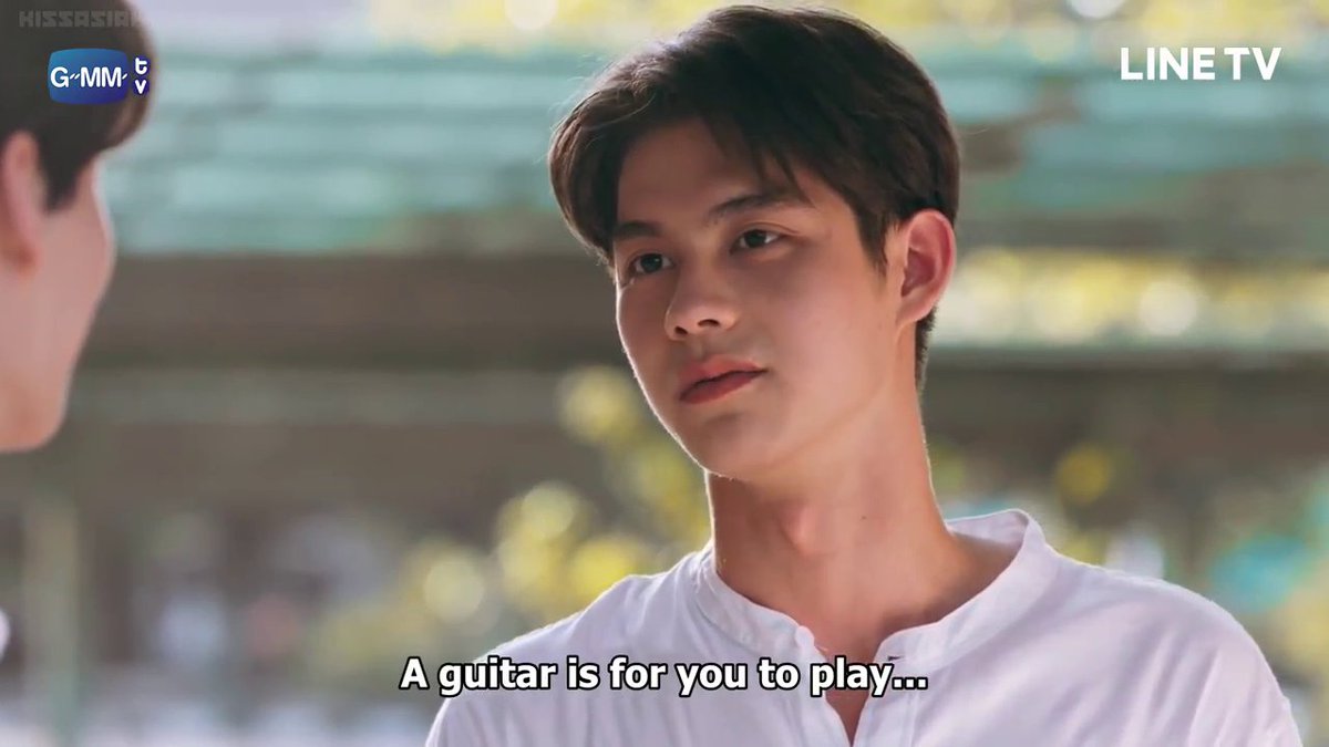 First and foremost, as someone who does not know how to flirt, it is basically impossible for Sarawat to have these kind of lines from his mouth. I promise you, Tine's imagination would only get worse on the next episodes. He'll look like a proper wife of the national boyfriend.