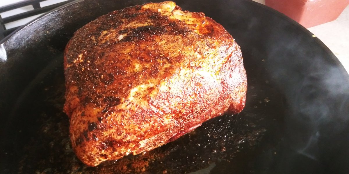 CrystalRamiro's tweet photo. @kittenwithawhip Seared a beautiful pork butt using mine today!!🤤 https://t.co/jC7l7mKJZA
