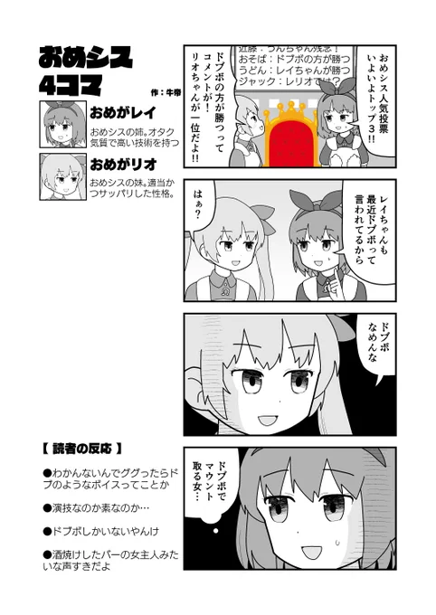 おめシス4コマ(読者コメント収録版) 