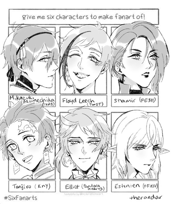 This took me way too long but i did it LOL thanks for the chara suggestions! 