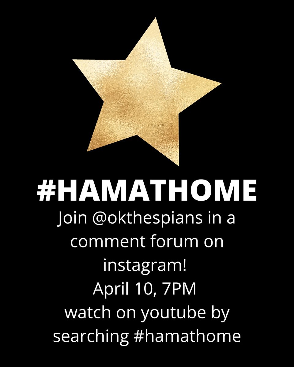 Tomorrow on the <a href="/okthespians/">Oklahoma Thespians</a> Instagram! We can't wait! Check it out 😆