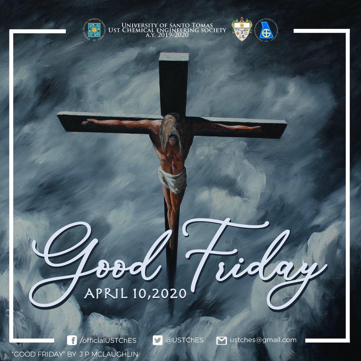 USTChES's tweet photo. Today, we commemorate the day Jesus was crucified. In the Gospels, Jesus was arrested by royal guards in Jerusalem at the Garden of Gethsemane after he was betrayed by Judas.

May all of us have a solemn and peaceful day this Good Friday.

#FlyWithChES

(c) Annber Nicerio https://t.co/Xdya0oJPp0