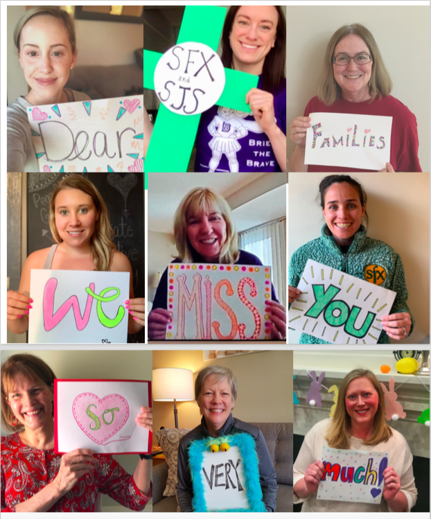 SFXWilmette's tweet photo. After completing a successful and fun 4th week of e-learning, we could not be more proud of and grateful for our hard-working teachers, students, and parents! Most of all, though, we miss our kiddos! Sending you a lot of love from all of us! https://t.co/2sk6jGEbJX
