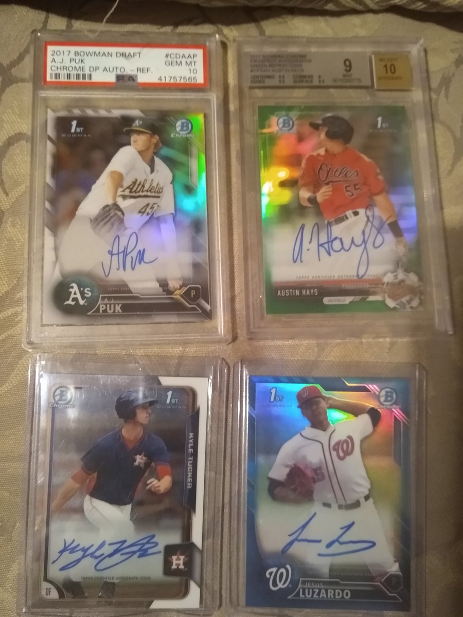 Covid-19 Response Card Giveaway! Respond with a covid-19 charity that you've donated to (or volunteered for) to enter.I'll pick a winner in 10d! 2020 ROY Canidates?! Blue Luzardo 1st autoMint Puk 1st autoHays green 1st autoTucker 1st auto