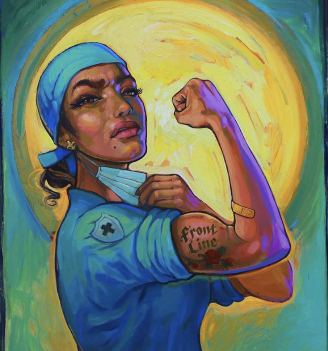 Patrick Maguire On Twitter Wonderful Tribute To All Frontline Workers Mad Respect To Every Worker Putting Themselves And Their Families At Risk Every Shift Please Share This Artist S Important Message Thank You frontline workers mad respect