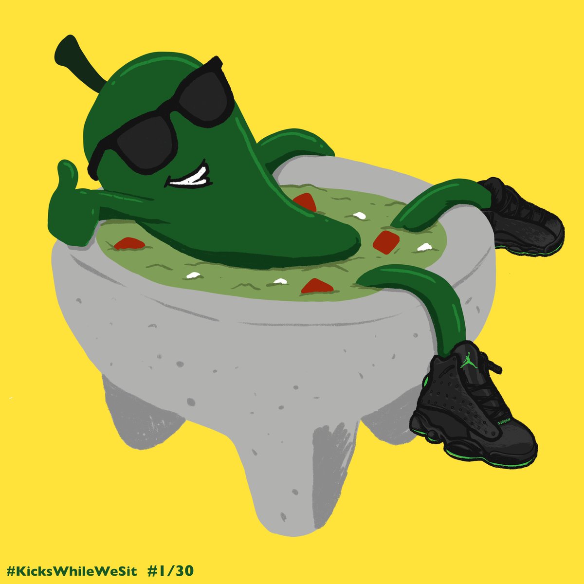 PoderosoDesigns's tweet image. #KicksWhileWeSit Altitude Edition