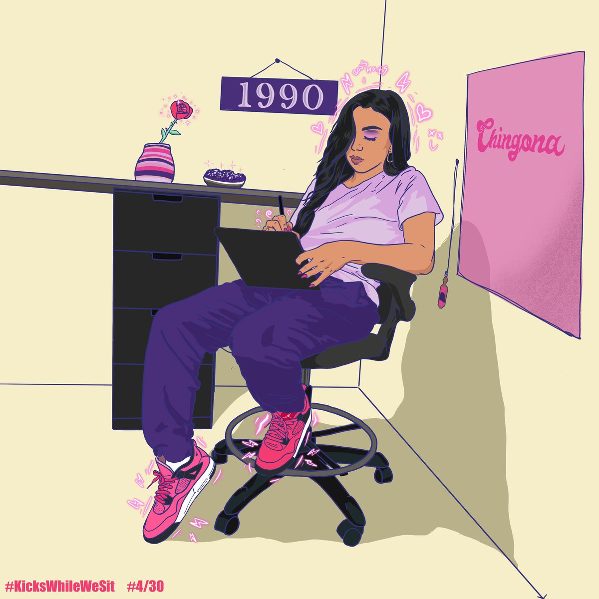 PoderosoDesigns's tweet image. #KicksWhileWeSit 🍒IV