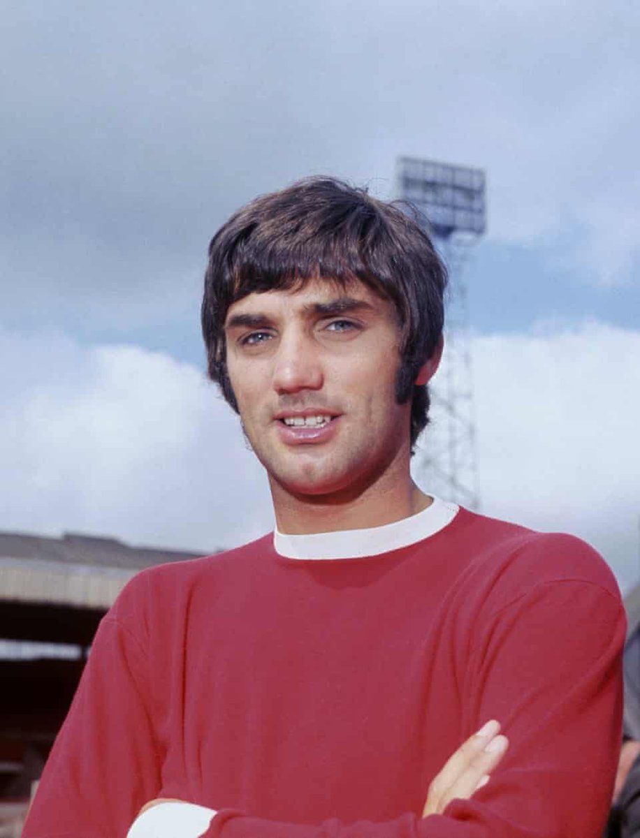 Best wearing his Manchester United kit, 1968. 🔴⚽️