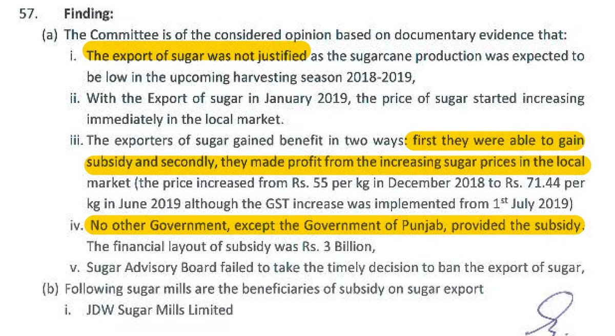 Also, if you are wondering, JKT and Khusro Bakhtiar made over Rs. 1bn in direct sugar subsidies from taxpayer money. And this is a drop in the bucket because a whole lot more was made from the subsequent increase in sugar prices. ROI on political patronage is v. high! END.