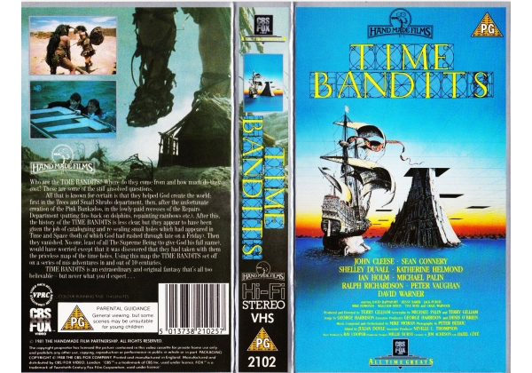 Destresser Movie of the Day 4/9/20:TIME BANDITS (1981.) Thought I'd never seen this one properly but bits of it jogged some early memories. Particularly Connery as Agamemnon.