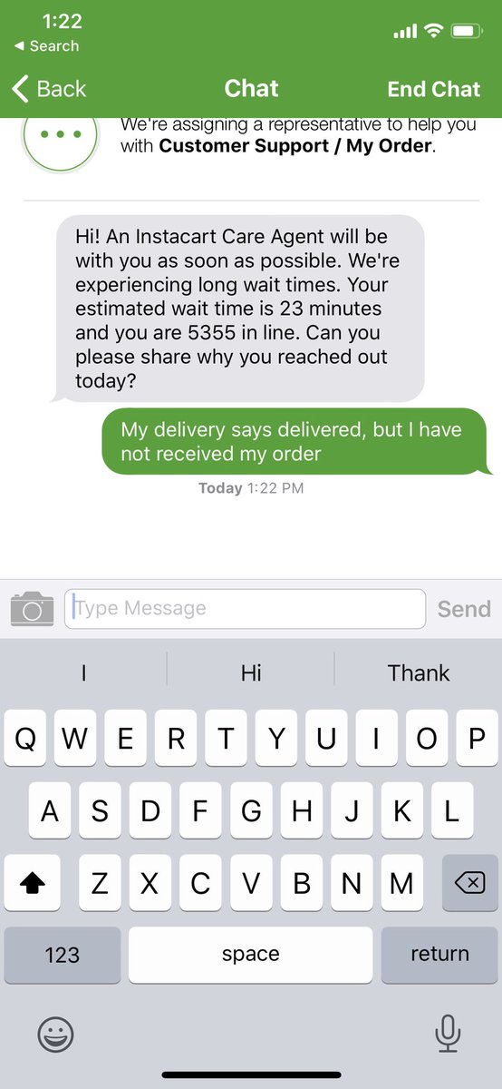 MrCoconino's tweet photo. @Instacart how do I report that my delivery never arrived? https://t.co/qq88bVc7E3