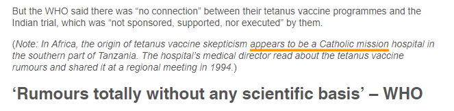 What do they claim makes this "debunked"1. Doctors in the Philippines and Mexico also claimed to have found HCG in their WHO distributed Tetanus vaccines in the 90s (they did)2. The WHO didnt fund the development of that Indian vaccine (BECAUSE THE ROCKEFELLER FOUNDATION DID)