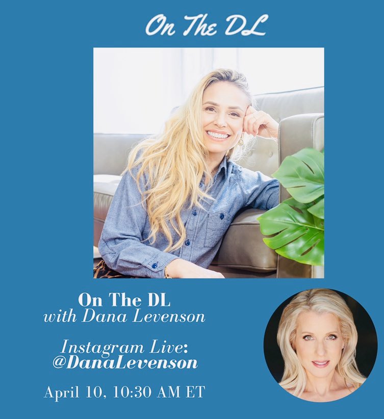 DanaLevensonTV's tweet photo. Looking forward to this candid coversation with @KylaFoxCentre #realtalk about what’s going on for people with #eatingdosorders & the impact of #isolation & the constant talk about food. Talking triggers & strategies #OnTheDL live on Insta 👇#COVID19 https://t.co/OxRMaVEpQZ