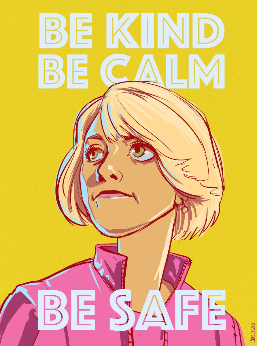 just finished this piece - Dr. Bonnie Henry.  A hero for our generation   #BeKindBeCalmBeSafe