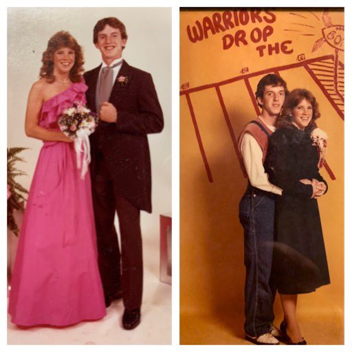 CoachMacPCA52's tweet photo. Can’t believe I’m doing this or that Cindy said she didn’t care if we posted this! The overalls covered the knee brace I received at halftime of Homecoming! Gotta love Dropped the Bomb on Me for a h-coming theme! Must really love BHS 2020! #Prom198? #forBHSseniors @bhsjustus https://t.co/uEjuRDYYHB