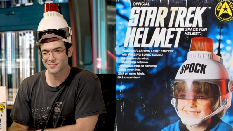 infamous Star Trek Helmet toy 