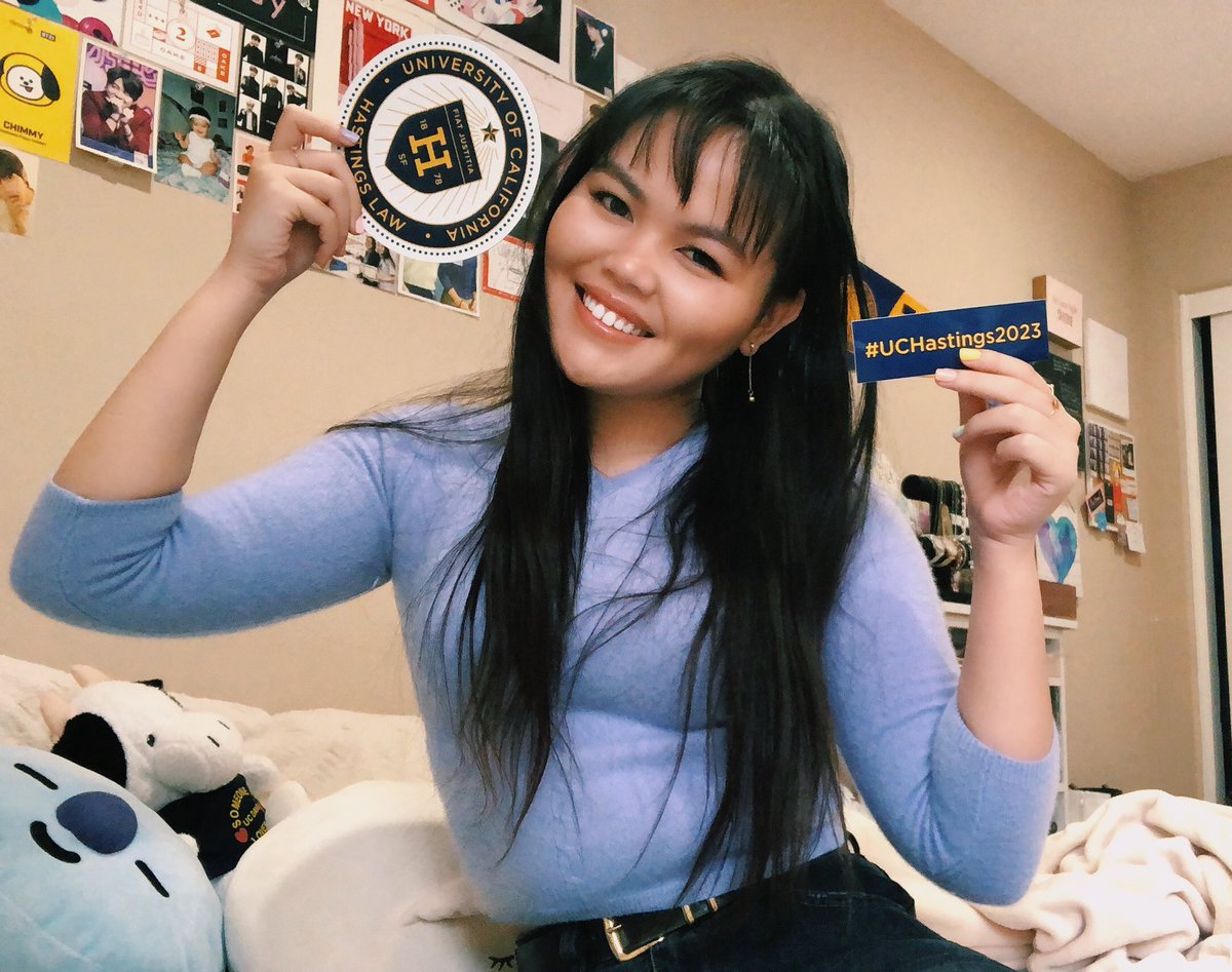 brittwithluv's tweet photo. looks like this la girl is going to the bay! @UCHastingsLaw , thanks for giving me a chance—i won’t let you down #uchastings2023 https://t.co/4VOptklnao