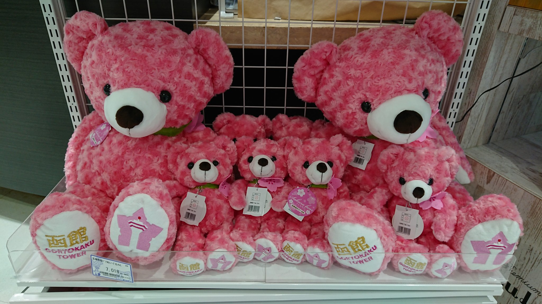 ビスクドールとテディベアのセット　ピンクの箱入り ミニトランク入り！テディベアの着せ替えセット ぬいぐるみ U.P.