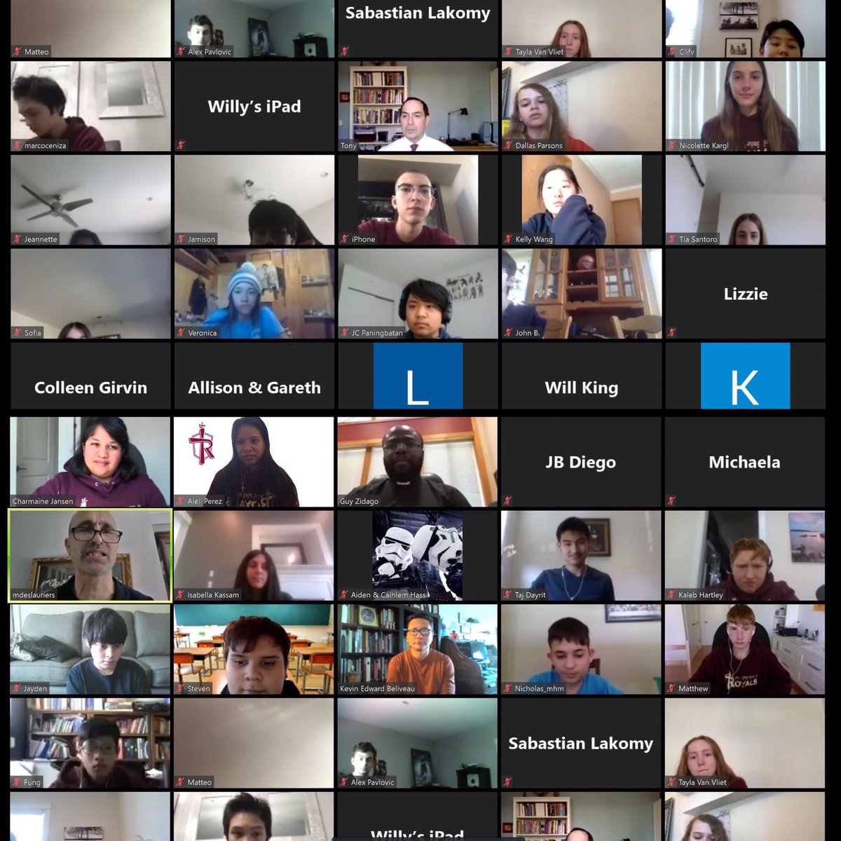 St. John Paul II Academy (@sjpiiacademy) on Twitter photo Though far apart our school community prayed the rosary together on this Holy Thursday (led by our school chaplain Fr. Guy) #sjp2goroyals #sjp2quarantine #entertolearnleavetoserve #together St. John Paul II Academy <a href="/SJPIIAcademy/">St. John Paul II Academy</a> <a href="/CISVA2/">Catholic Independent Schools Vancouver Archdiocese</a> Though far apart our school community prayed the rosary together on this Holy Thursday (led by our school chaplain Fr. Guy) #sjp2goroyals #sjp2quarantine #entertolearnleavetoserve #together St. John Paul II Academy <a href="/SJPIIAcademy/">St. John Paul II Academy</a> <a href="/CISVA2/">Catholic Independent Schools Vancouver Archdiocese</a>