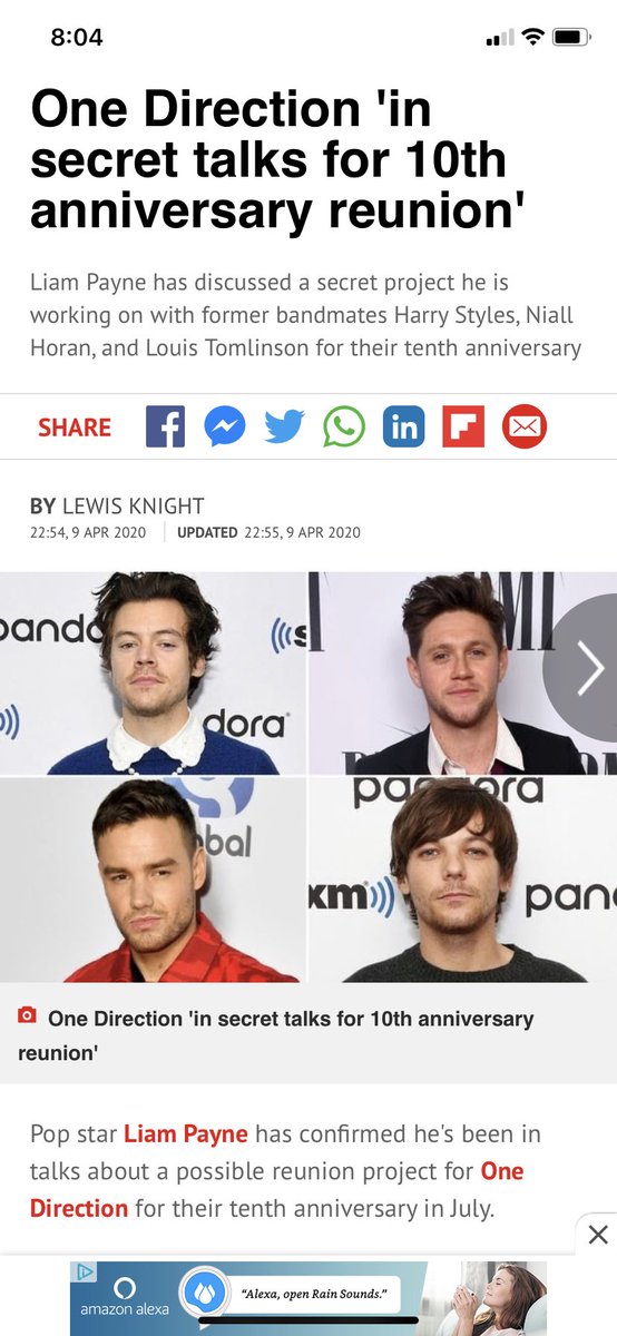 it’s official. i have officially died. passed away. croaked. bit the dust. #OneDirection2020