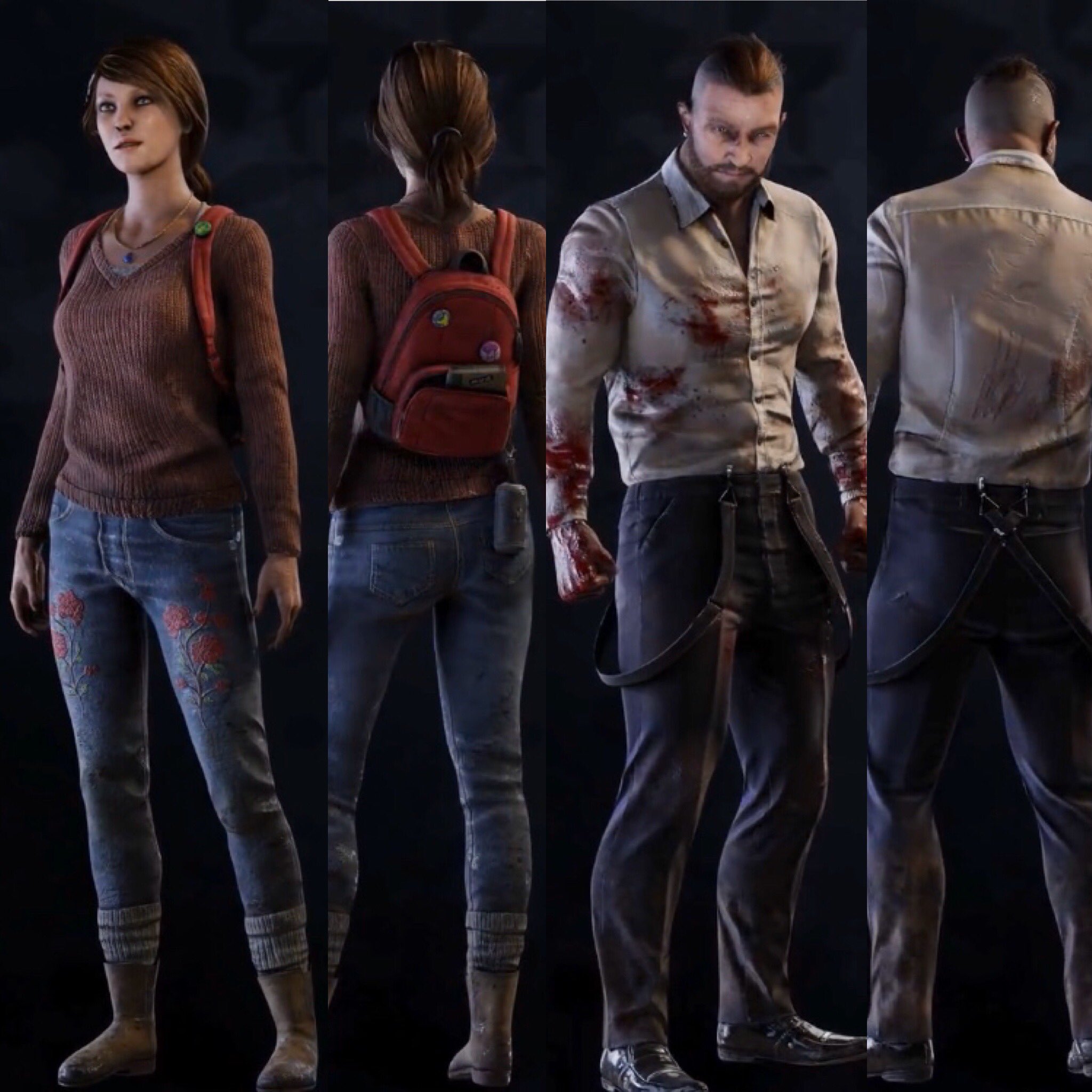 Dbdつぶやき 今後実装されるかもしれないサバイバーたちの新スキンです その Deadbydaylight Dbd デッドバイデイライト T Co Orcvp9mm90 Twitter