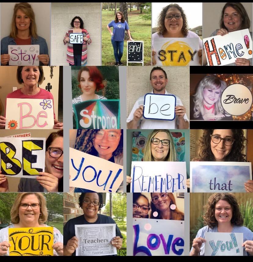 ovpaschool's tweet photo. Dear OVPA students, 
We miss you all so much! Keep learning. Read everyday. Play outside. Help out around the house. We’ve got this. Stay safe and stay home! Be strong, be brave, be you! Remember that your teachers love you! We can’t wait to see you again! Love, your favorite... https://t.co/YtgG6rfpL6