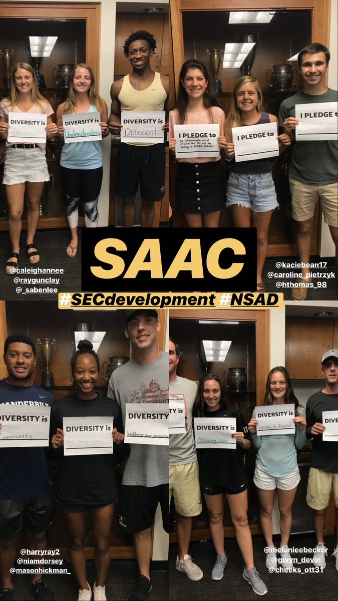VandySuccess's tweet photo. Our SAAC team is the best team!!
The SAAC reps work so hard to improve and bring value to the student-athlete experience!
We appreciate all your hard work each year! We love leading and supporting you!
We miss you!!
#SECdevelopment #NSAD https://t.co/PeLnE4K3Zo