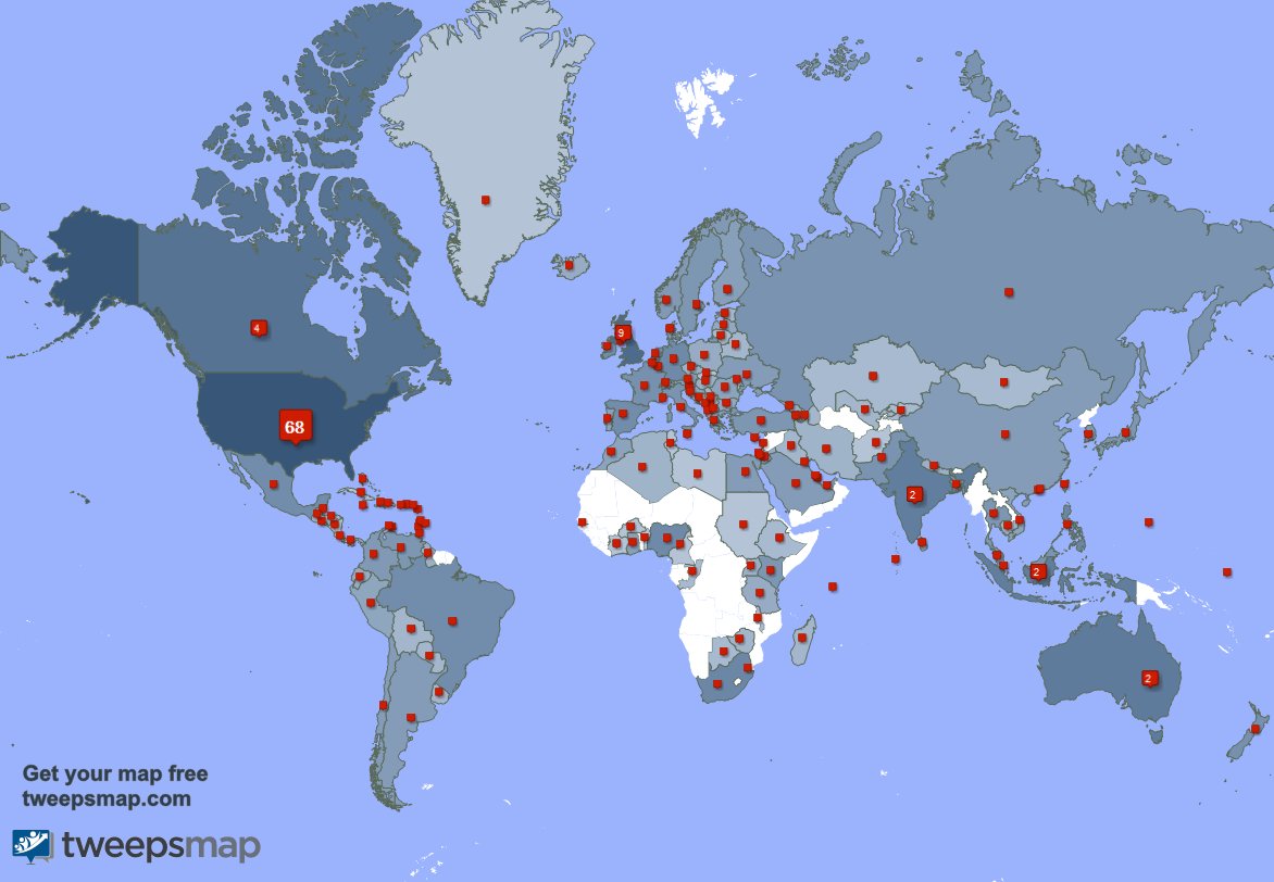 Special thank you to my 32 new followers from UK., and more last week. tweepsmap.com/!RustyGoat