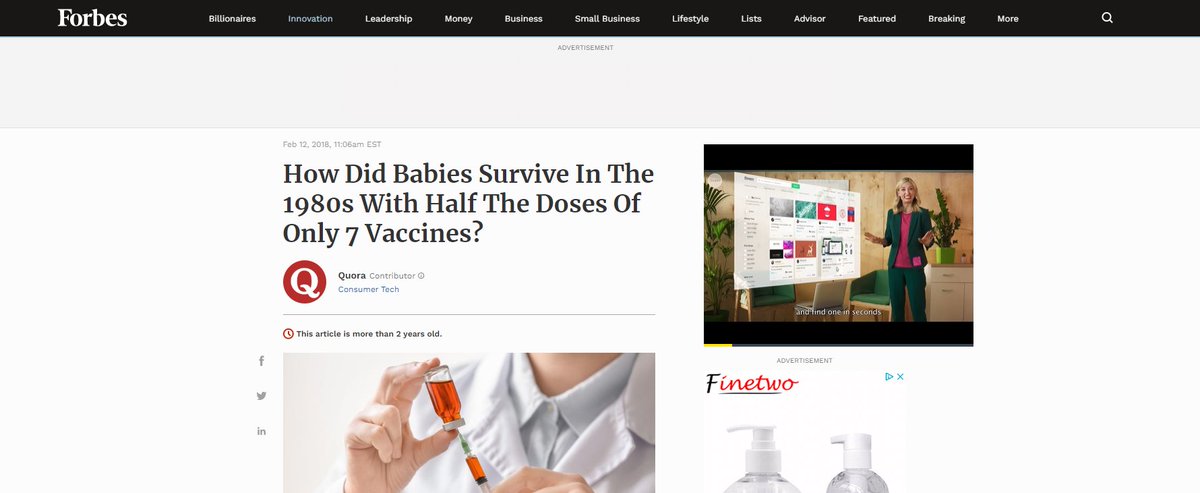 I don't know about you, but I'm with Forbes.How did people not fall down and die right away without their vaccines?  Thank God there's been an exponential increase in the amount of vaccines we give our kids these days. https://www.forbes.com/sites/quora/2018/02/12/how-did-babies-survive-in-the-1980s-with-half-the-doses-of-only-7-vaccines/#161d156230e3